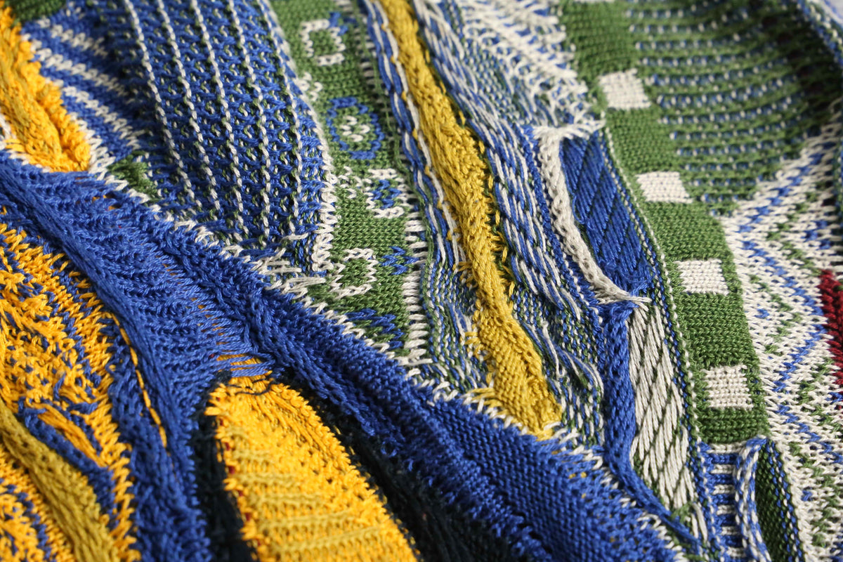 トップス archive COOGI 3D Crazy Patterned Knit Coogi 3d knit made - Gem
