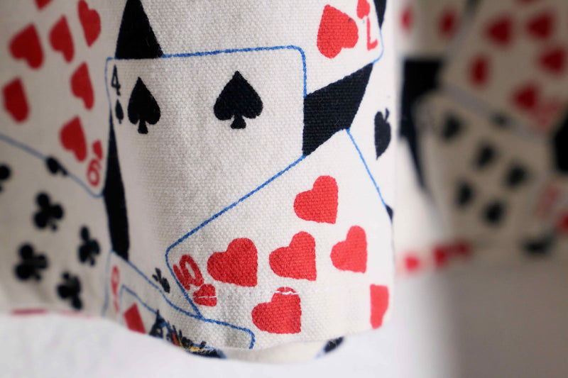 trump pattern cotton shirt jacket