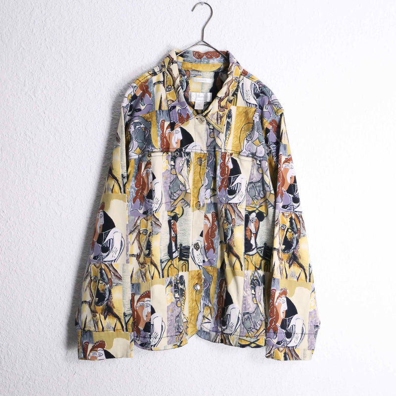cubism pattern tracker jacket