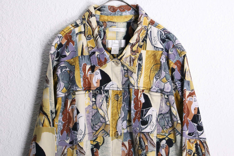 cubism pattern tracker jacket