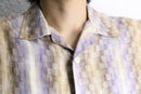 “STACY ADAMS” pastel stripe ramie S/S shirt