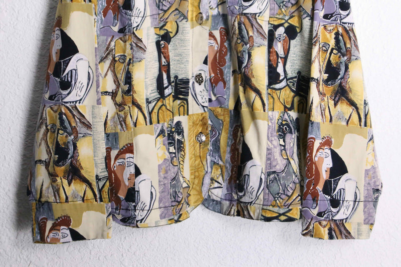 cubism pattern tracker jacket