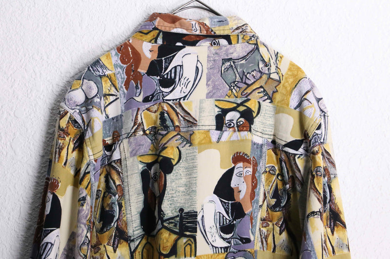 cubism pattern tracker jacket