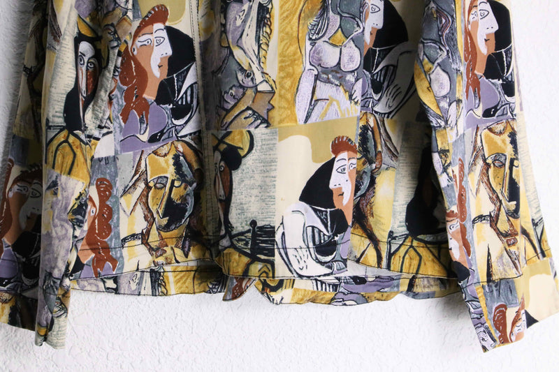 cubism pattern tracker jacket
