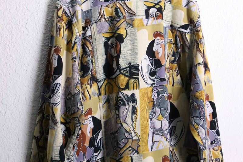 cubism pattern tracker jacket