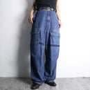 "MARITHÉ FRANÇOIS GIRBAUD" denim cargo baggy pants