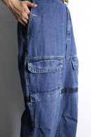 "MARITHÉ FRANÇOIS GIRBAUD" denim cargo baggy pants