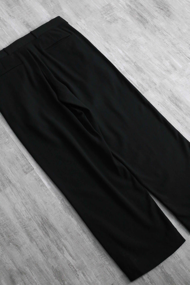 DANNA KAREN NEW YORK viscose wool no tuck slacks