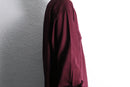 “TOMMY HILFIGER” bordeaux open collar rayon shirt