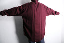 “TOMMY HILFIGER” bordeaux open collar rayon shirt
