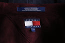 “TOMMY HILFIGER” bordeaux open collar rayon shirt