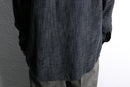 “claiborne”monochrome abstract grid rayon shirt