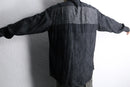 “claiborne”monochrome abstract grid rayon shirt