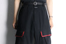 “MARITHÉ + FRANÇOIS GIRBAUD” black shuttle pants