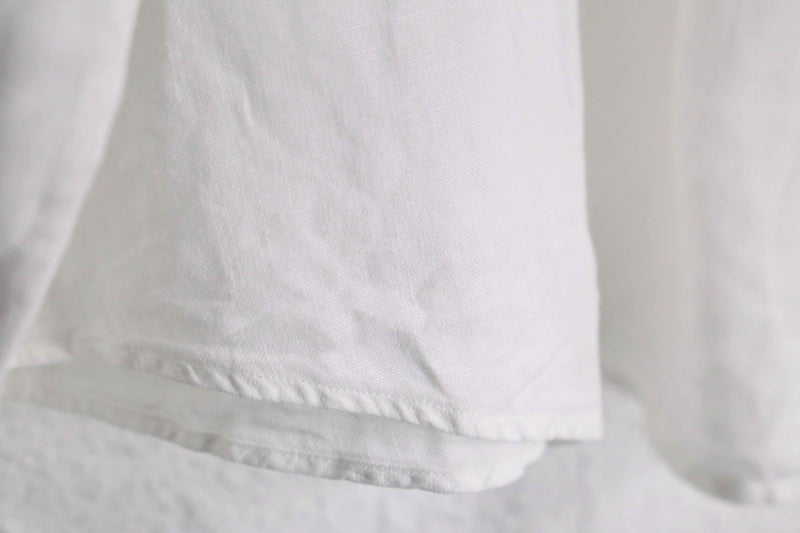 "Polo by RalphLauren" white refinement linen L/S shirt