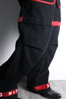 “MARITHÉ + FRANÇOIS GIRBAUD” black shuttle pants