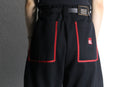 “MARITHÉ + FRANÇOIS GIRBAUD” black shuttle pants