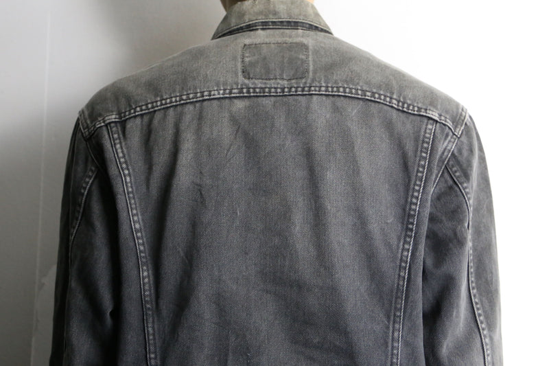 "Levi's" gray color denim tracker jacket