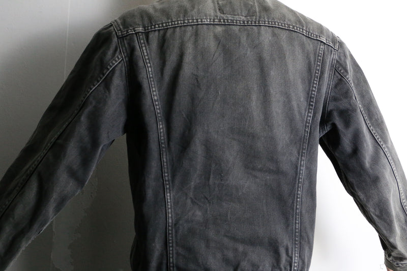 "Levi's" gray color denim tracker jacket