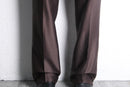 70's shiny brown wide semi tapered pants