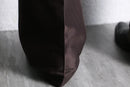 70's shiny brown wide semi tapered pants