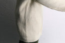 "L.L.Bean" henry neck cotton rib knit