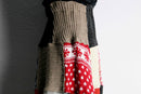 ''Re:make''random knit  docking long skirt
