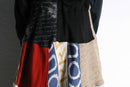 ''Re:make''random knit  docking long skirt