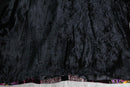 ”WHITE STAG” design patchwork velours jacket