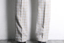 70's “FARAH” check semi flare pants