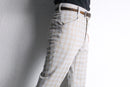 70's “FARAH” check semi flare pants