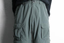 sage green color 2way cargo pants