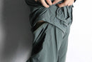 sage green color 2way cargo pants