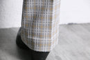 70's “FARAH” check semi flare pants