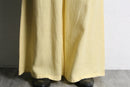cream beige linen wide baggy flare pants