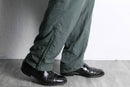 sage green color 2way cargo pants
