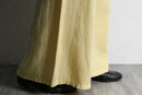 cream beige linen wide baggy flare pants