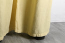 cream beige linen wide baggy flare pants
