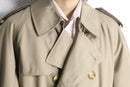“Brooks Brothers” ivory double breast trench coat