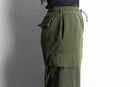 olive fleece easy cargo pants
