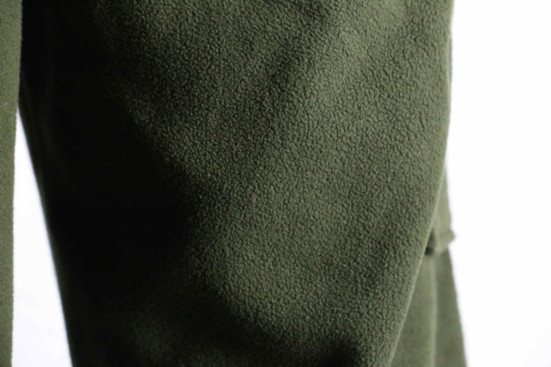 olive fleece easy cargo pants