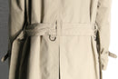 “Brooks Brothers” ivory double breast trench coat