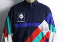 “adidas” multi color track jacket