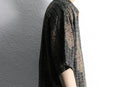 “PERRY ELLIS” total pattern silk H/S shirt