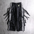 GS gimmick TECHNO pants (BLACK)
