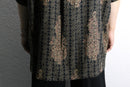 “PERRY ELLIS” total pattern silk H/S shirt