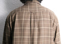 “Zanella” tartan check poly rayon shirt