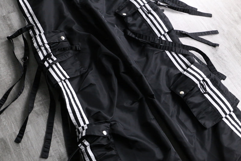 GS gimmick TECHNO pants (BLACK)