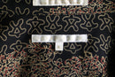 “PERRY ELLIS” total pattern silk H/S shirt