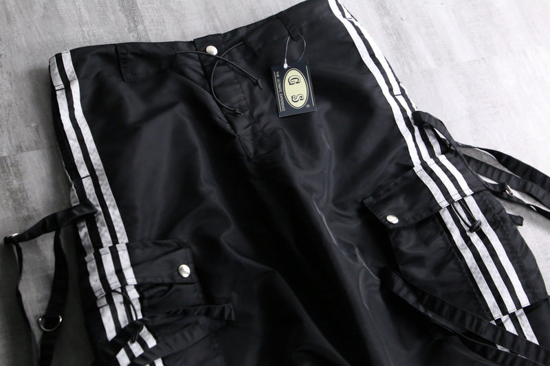 GS gimmick TECHNO pants (BLACK)